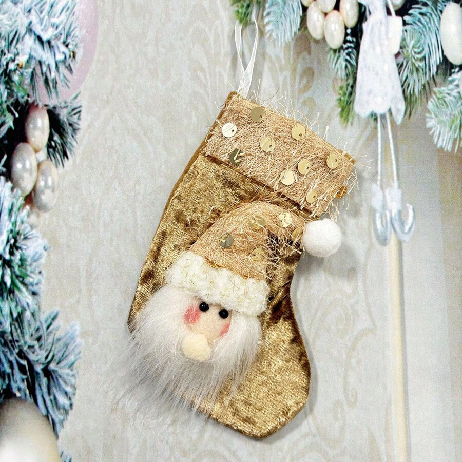 3pcs Christmas Decoration Stoc - đánh giá và giá Christmas Stocking Hanging