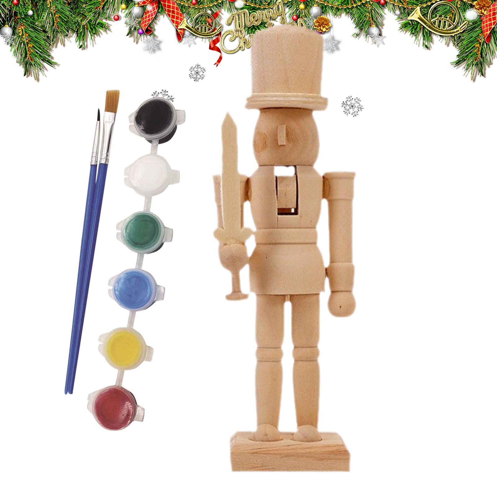 Paint Your Own Wooden Nutcrack - đánh giá và giá Nutcracker Figurine