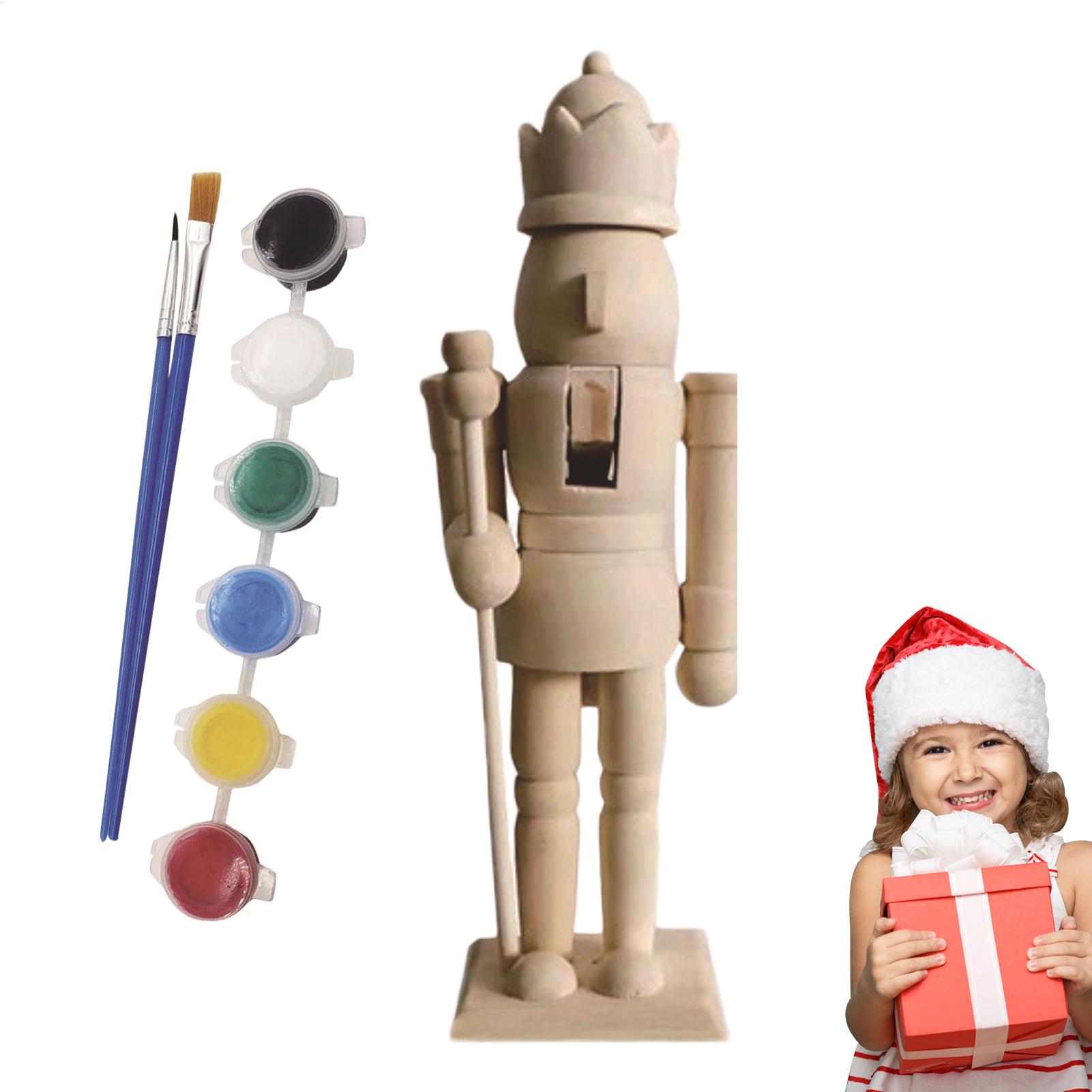 Paint Your Own Wooden Nutcrack - đánh giá và giá Nutcracker Figurine