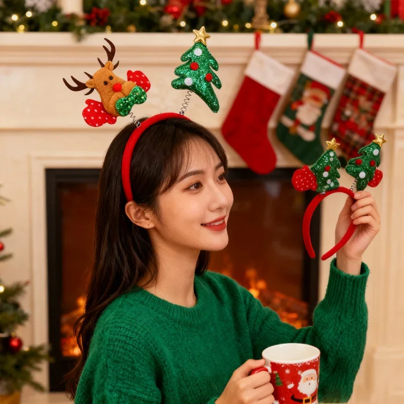 1-5PCS Christmas Reindeer Antl - đánh giá và giá Reindeer Antlers Headband