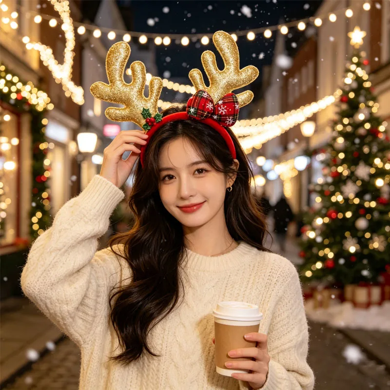 1-5PCS Christmas Reindeer Antl - đánh giá và giá Reindeer Antlers Headband