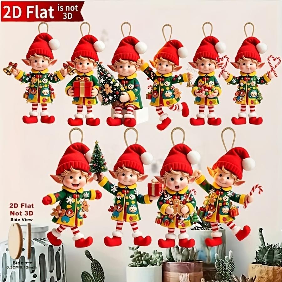 1/5/10/20/50/100pcs 2D Flat, 1 - đánh giá và giá Christmas Tree Artificial