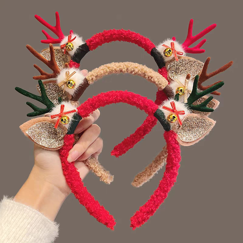 Christmas Headband Plush Reind - đánh giá và giá Reindeer Antlers Headband