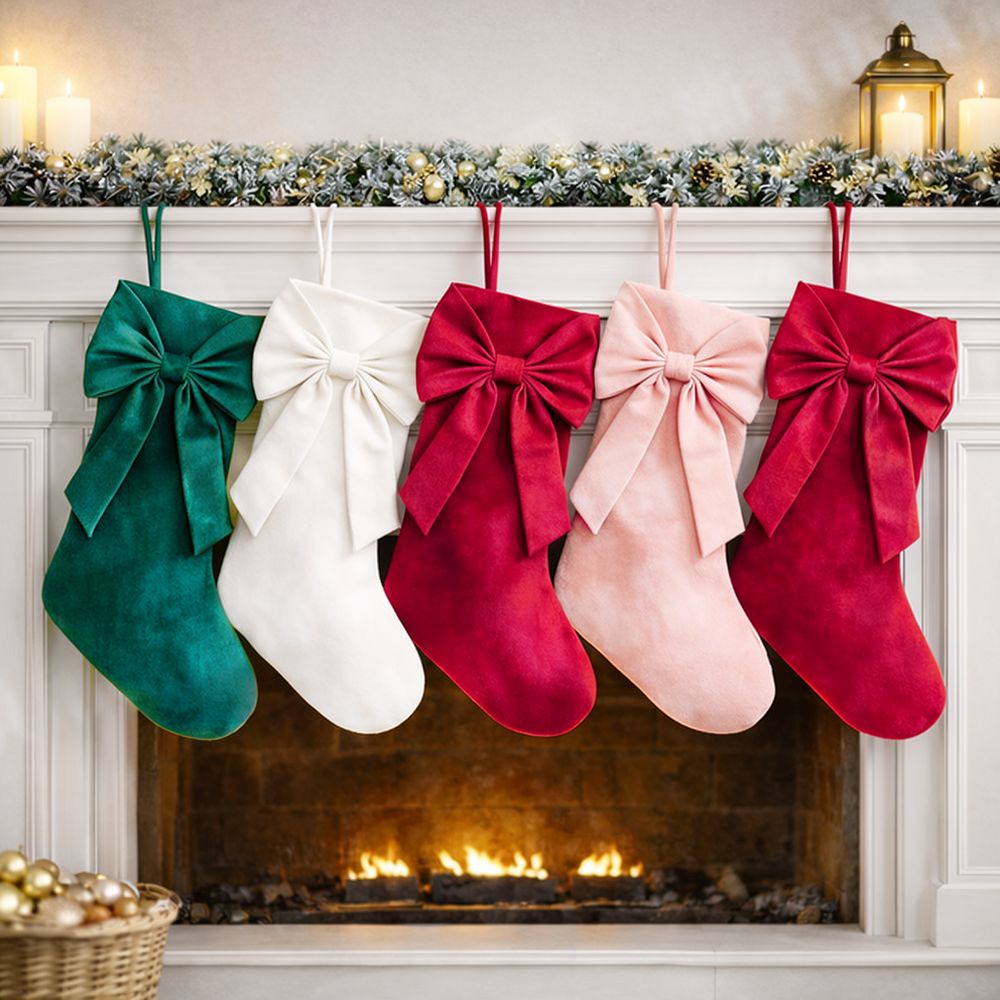 18 Inch Christmas Velvet Stock - đánh giá và giá Christmas Stocking Hanging