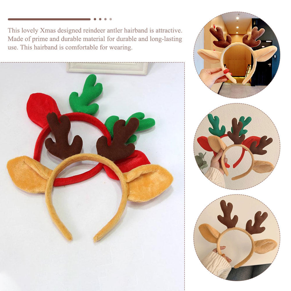 Christmas Reindeer Antler Head - đánh giá và giá Reindeer Antlers Headband