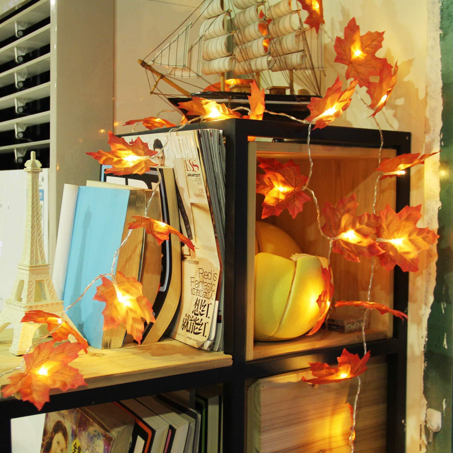 2/3/6M Nhân Tạo Lá Phong Lá LE - đánh giá và giá Led Fairy String Lights