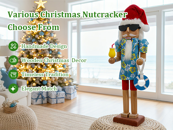 14 Inch Wooden Nutcracker Deco - đánh giá và giá Nutcracker Figurine
