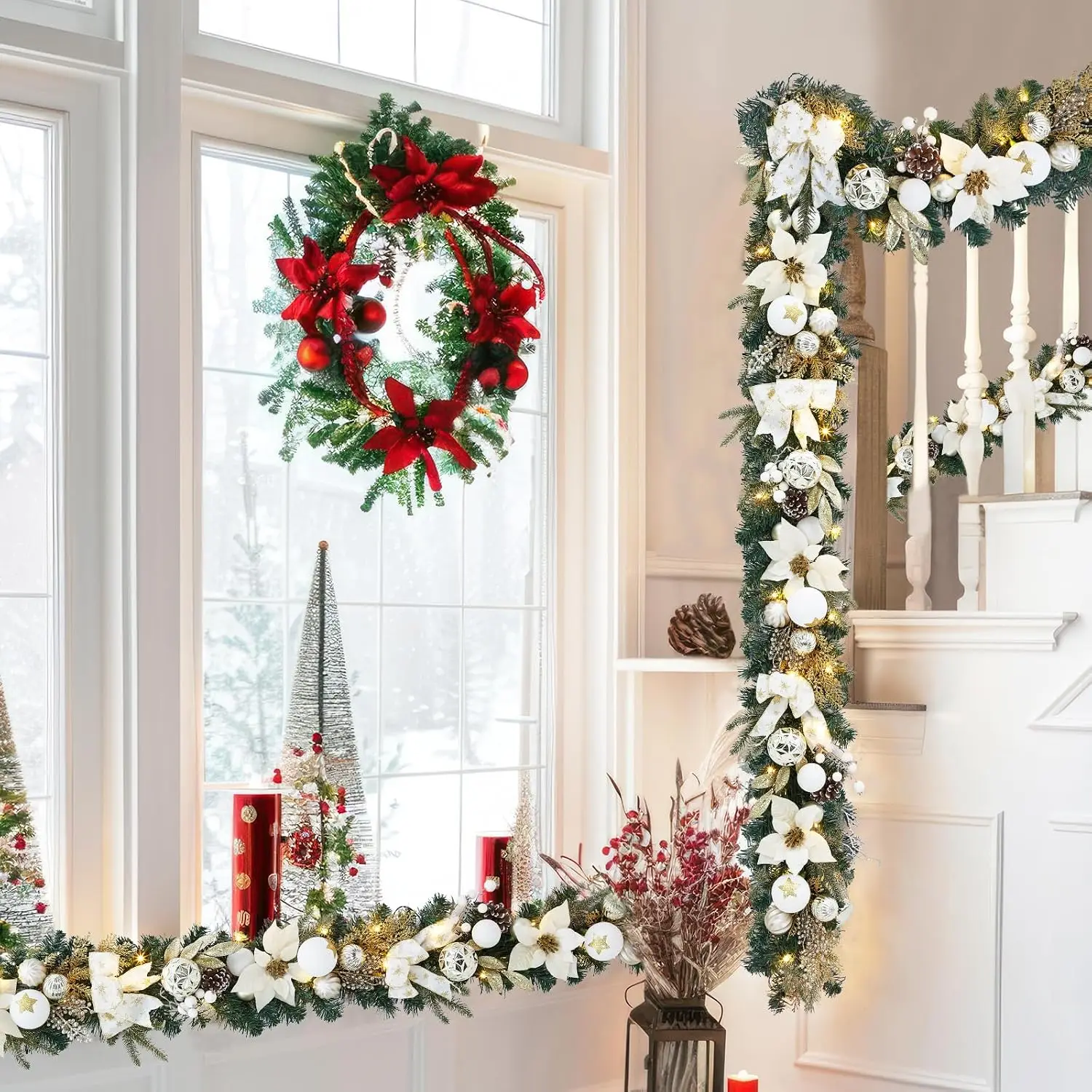 Garvee 6ft Pre-Lit Christmas G - đánh giá và giá Led Fairy String Lights