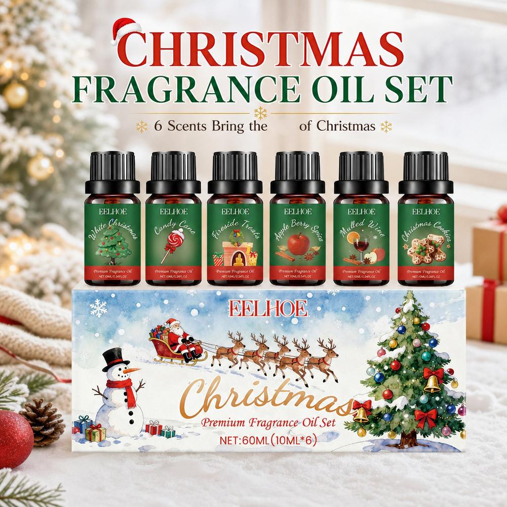 6 In 1 Aromatherapy Essential  - đánh giá và giá Holiday Candle Set