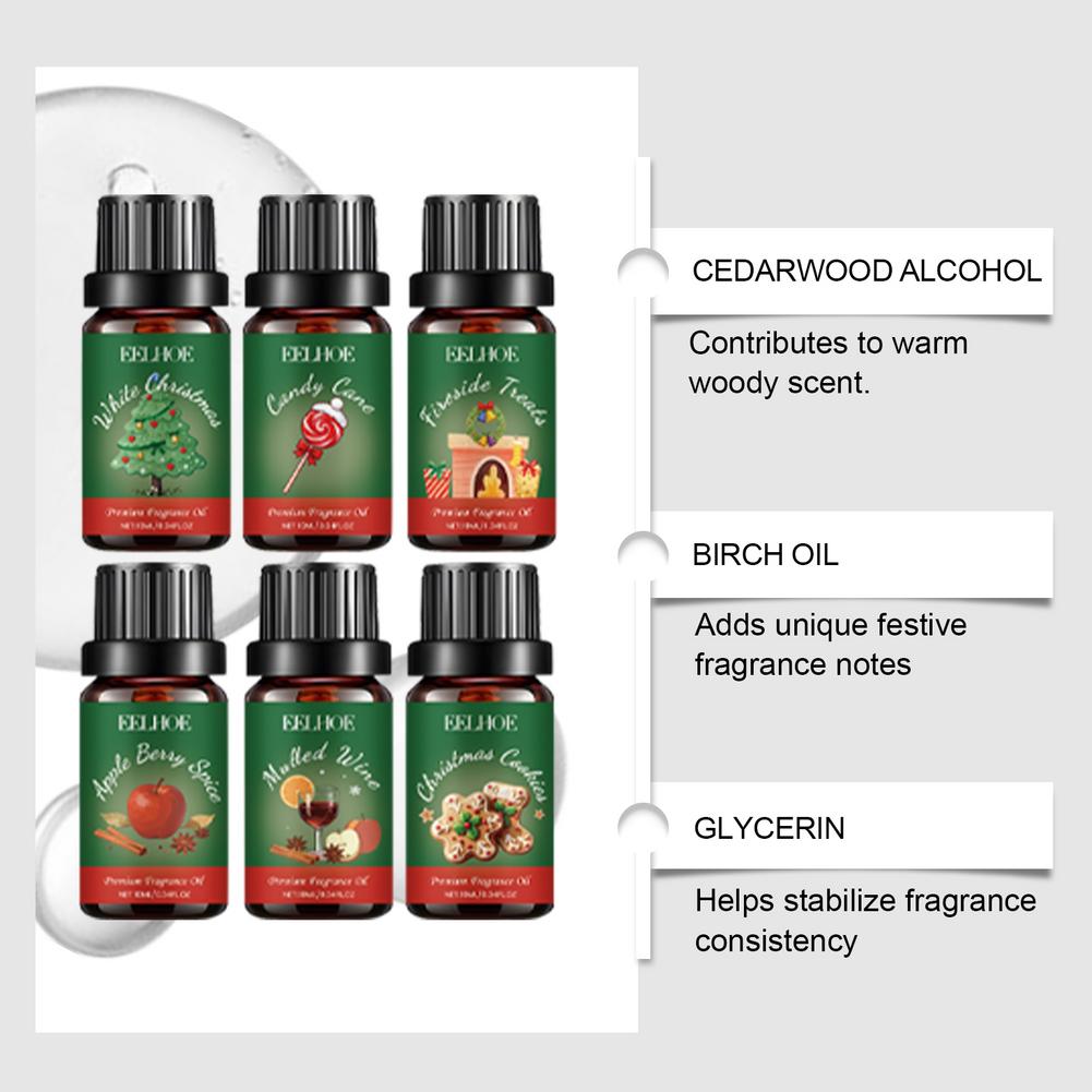 6 In 1 Aromatherapy Essential  - đánh giá và giá Holiday Candle Set