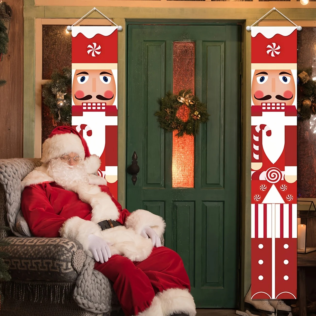 Christmas Banner Set Nutcracke - đánh giá và giá Nutcracker Figurine